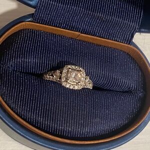 Leo Bridal Princess cut engagement ring